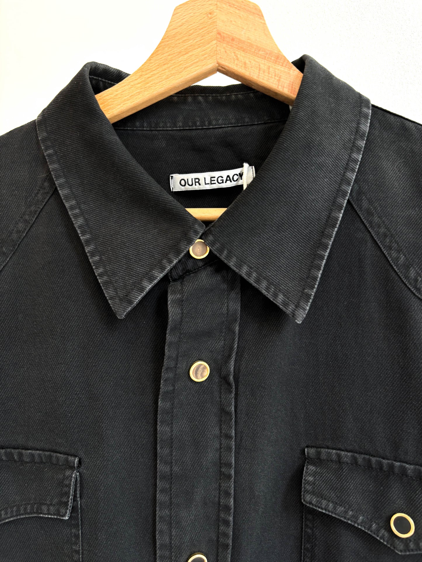 Our Legacy Frontier Denim Shirt - Large