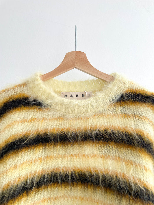 Marni Fuzzy Mohair Sweater - Large