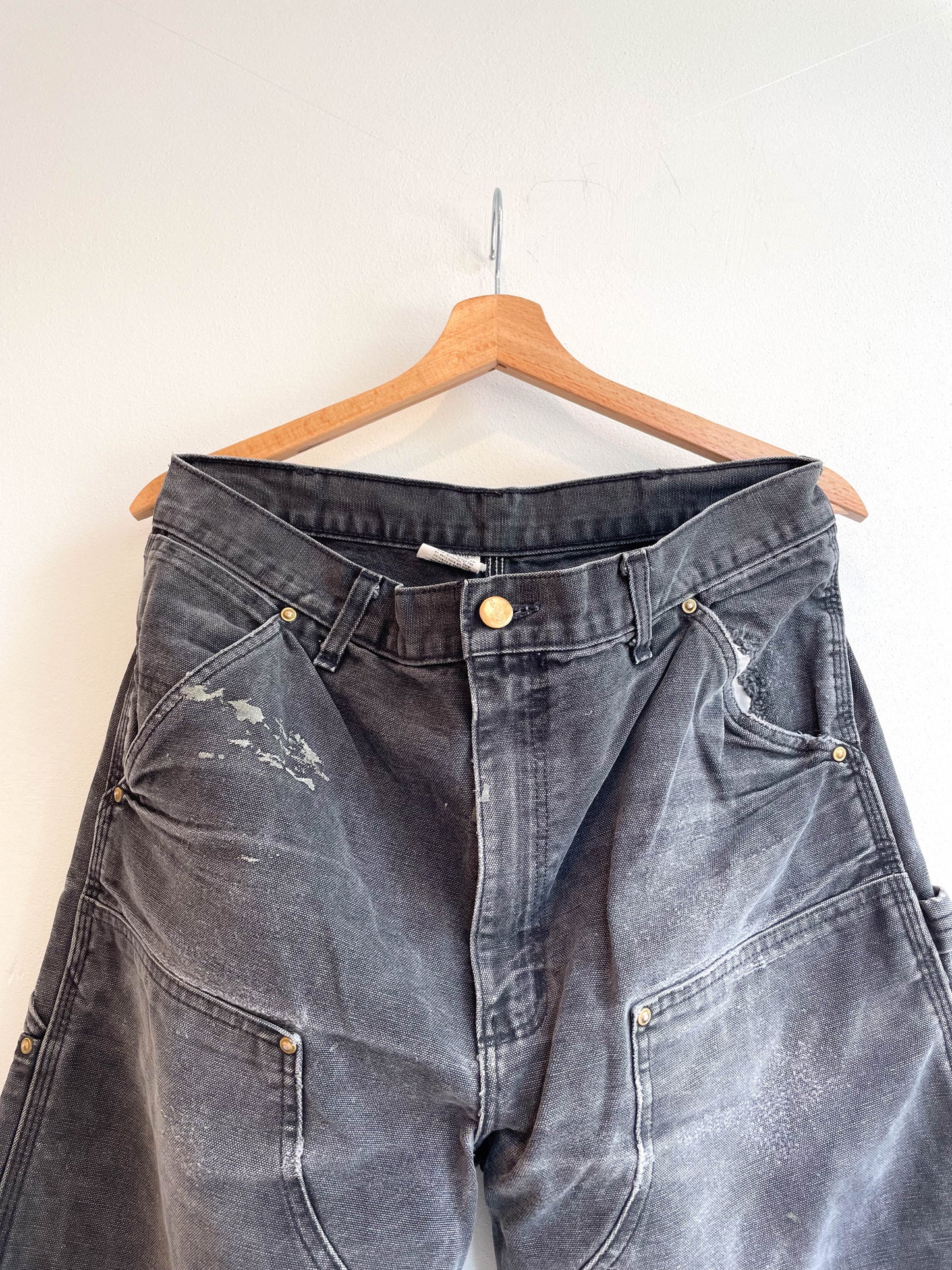 Vintage Distressed Carhartt Union Made Double Knee Pants - Small