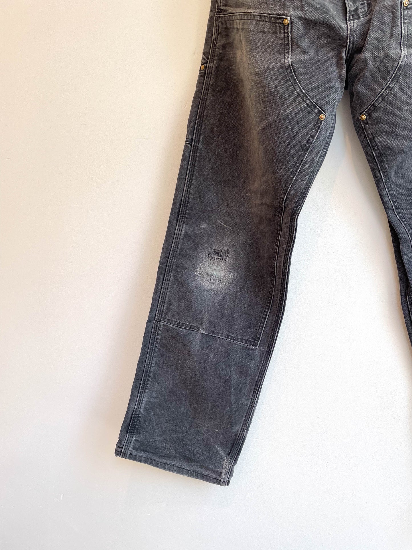 Vintage Distressed Carhartt Union Made Double Knee Pants - Small