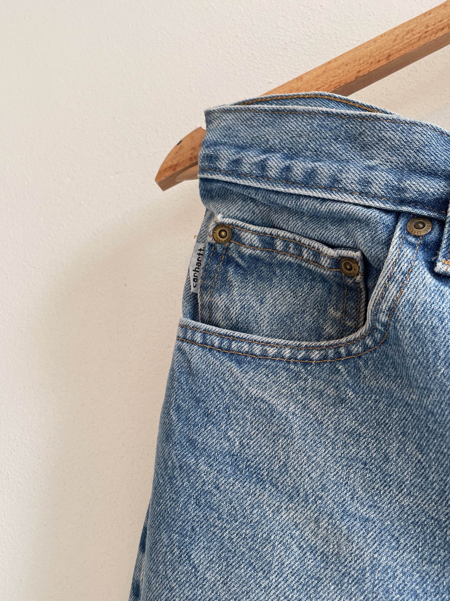 Vintage Carhartt Single Knee Denim Pants - Large