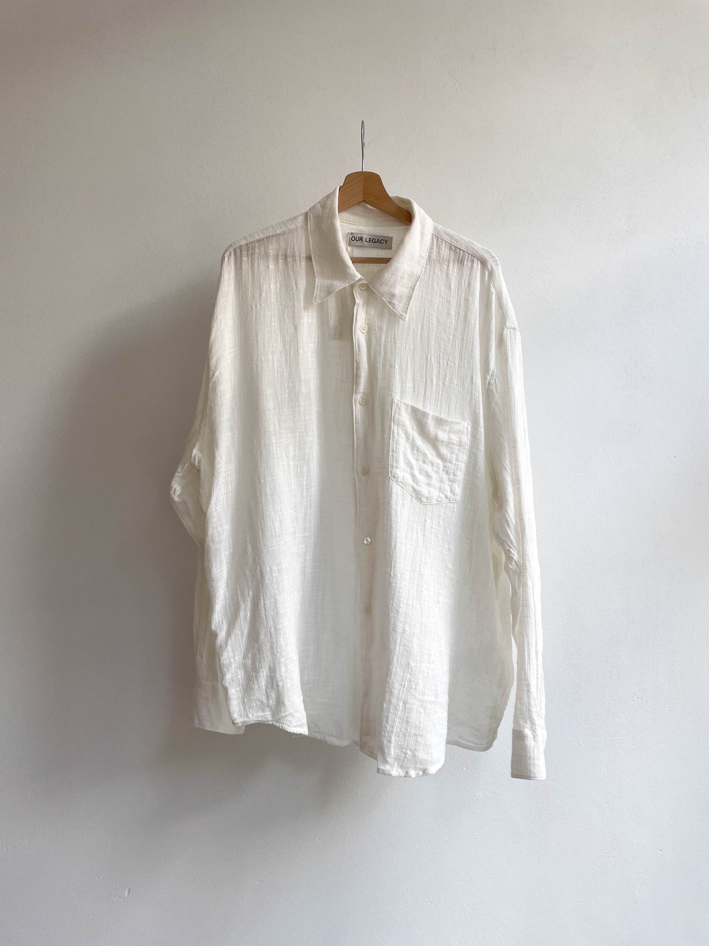 Our Legacy Coco Shirt White - Extra Large