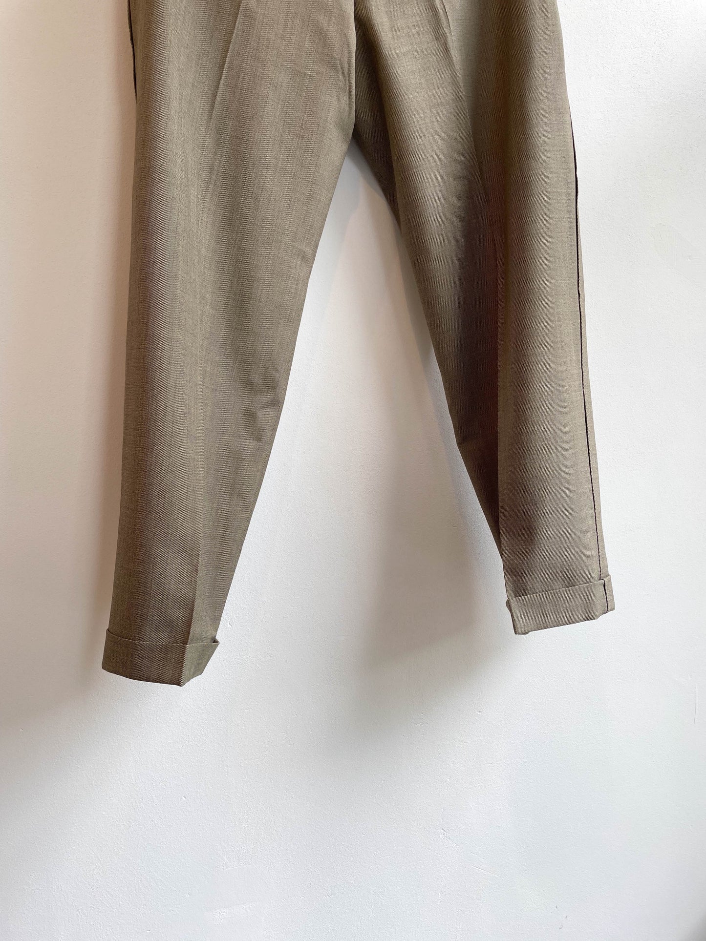 Gucci Wool Herringbone Suit Trousers - Small