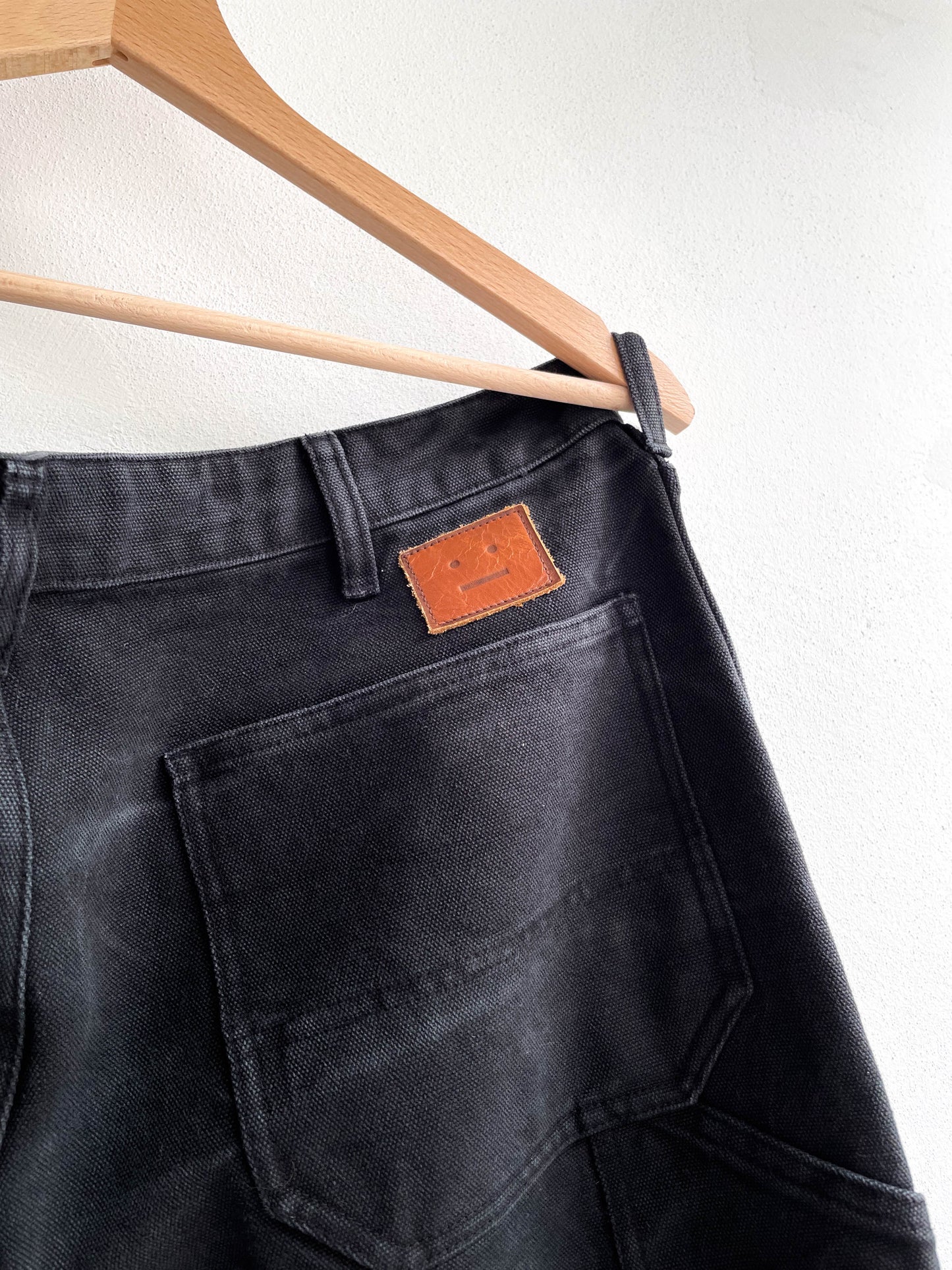 Acne Studios Black Workwear Denim - Large