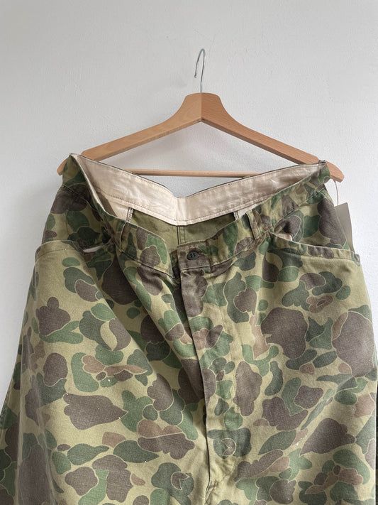 Vintage 70's/80's Duck Hunt Camo Military Trousers - XXL