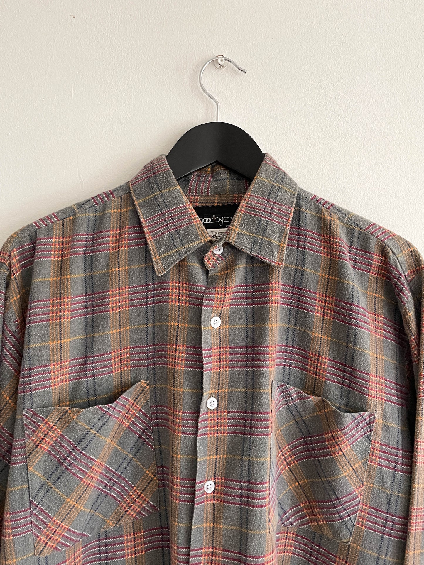 Vintage 1990s Faded Flannel Shirt - Large