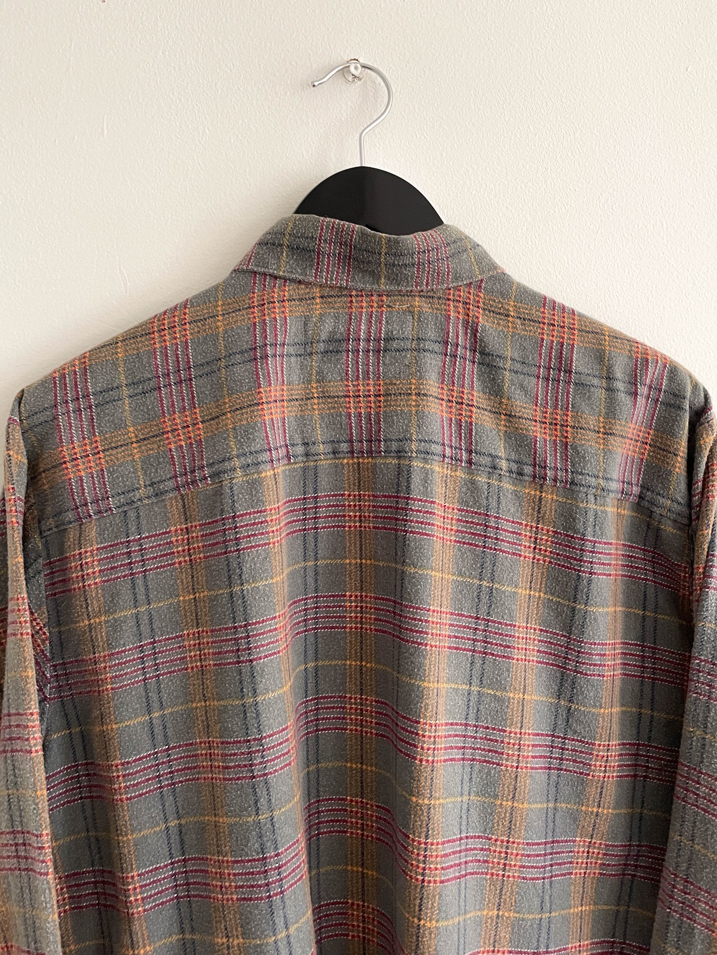 Vintage 1990s Faded Flannel Shirt - Large