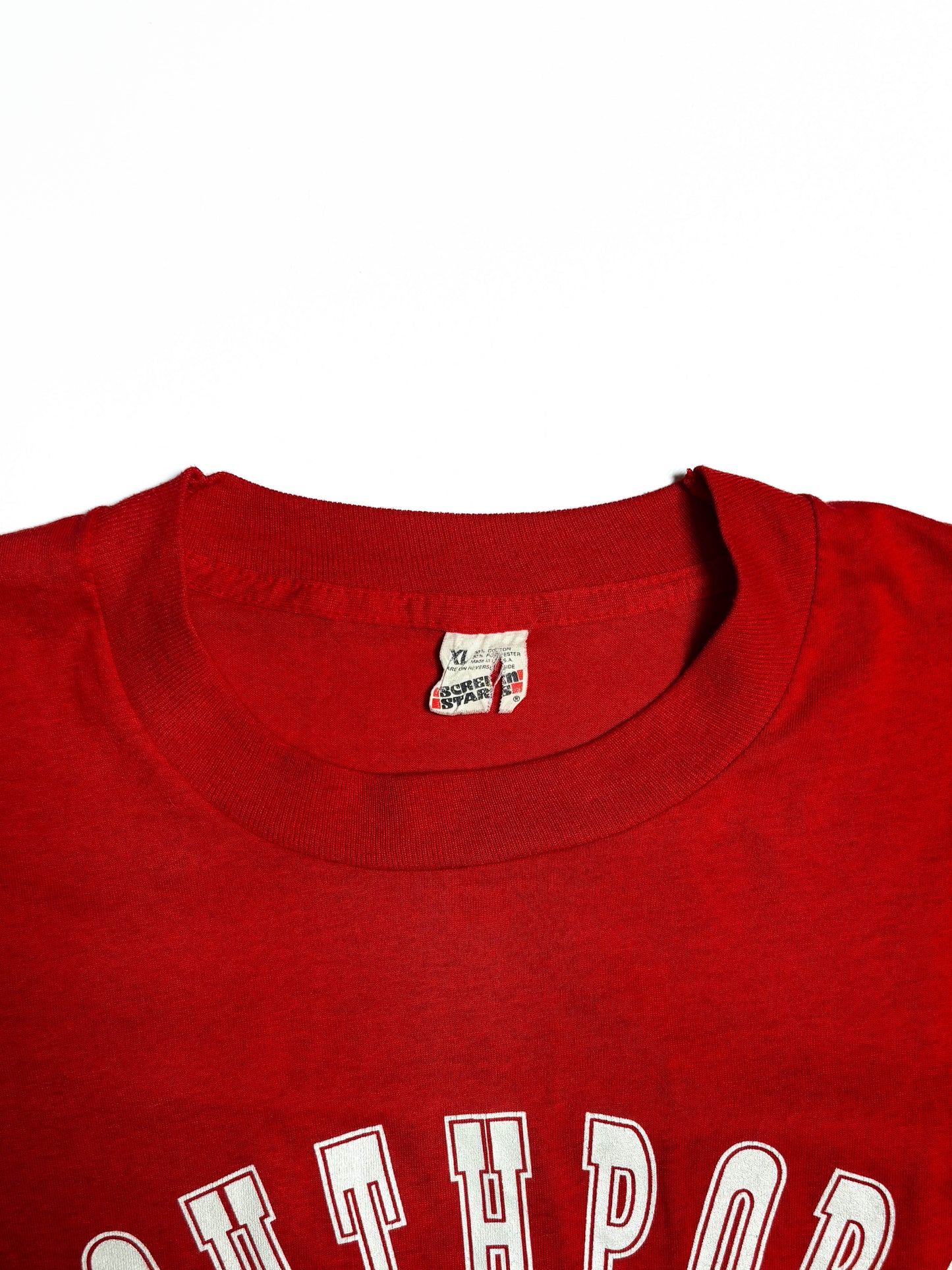 Vintage 1980s Made in U.S.A. 'Southport' Single Stitch Tee - Large