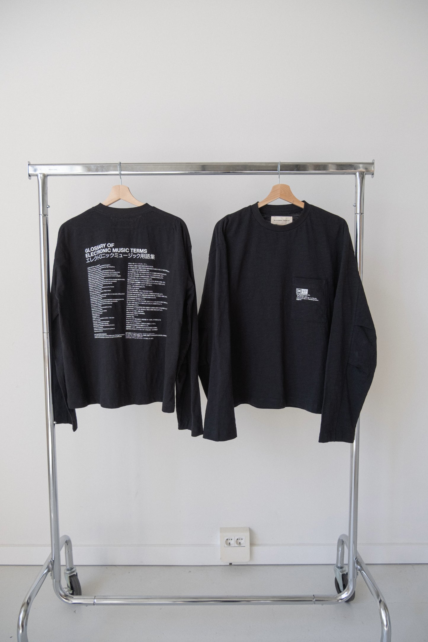 Bleeding Indigo x Stil Archive Slub Longsleeve Black