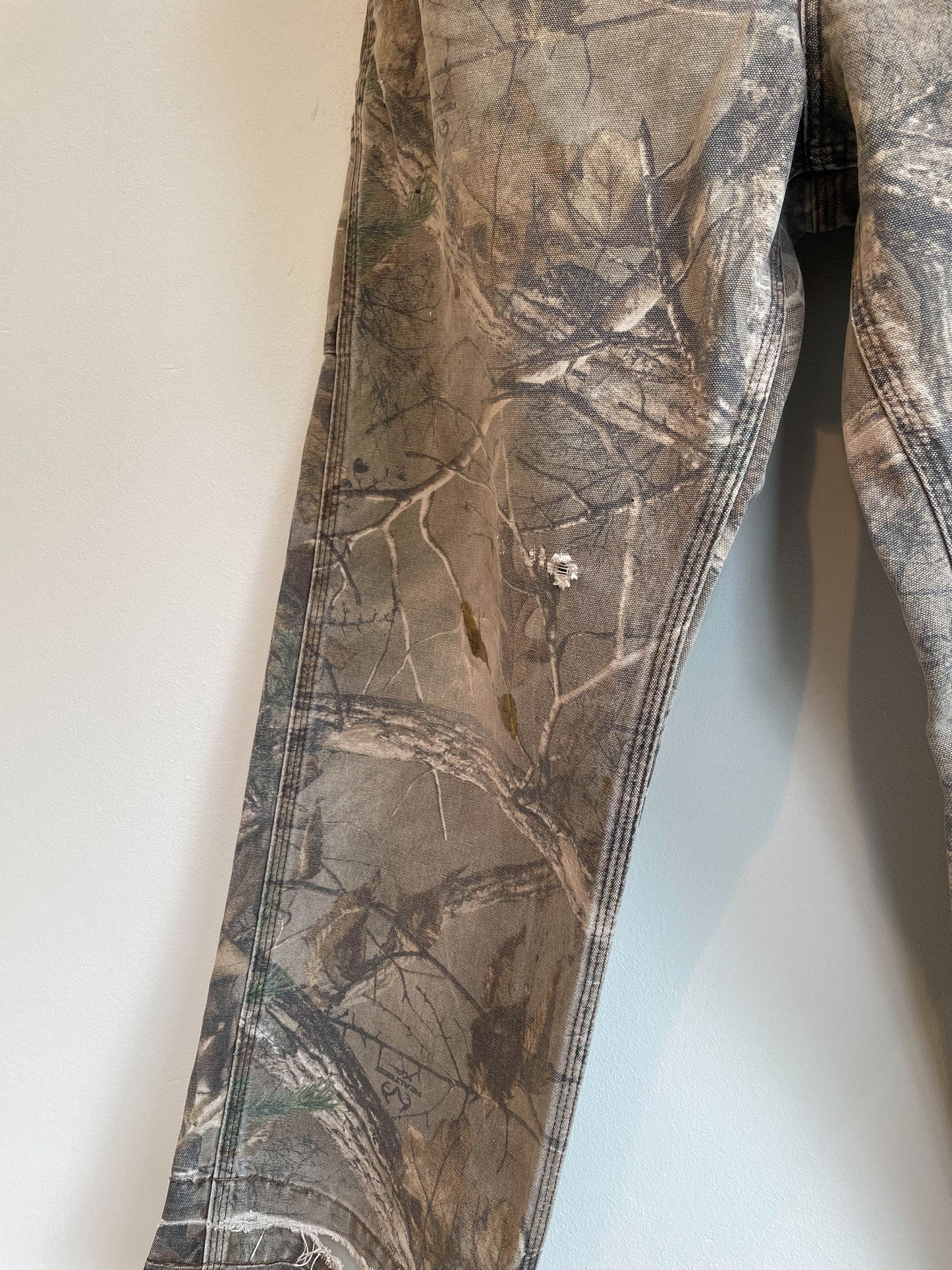 Vintage Union Made Carhartt Realtree Camo Single Knee Pants - Large