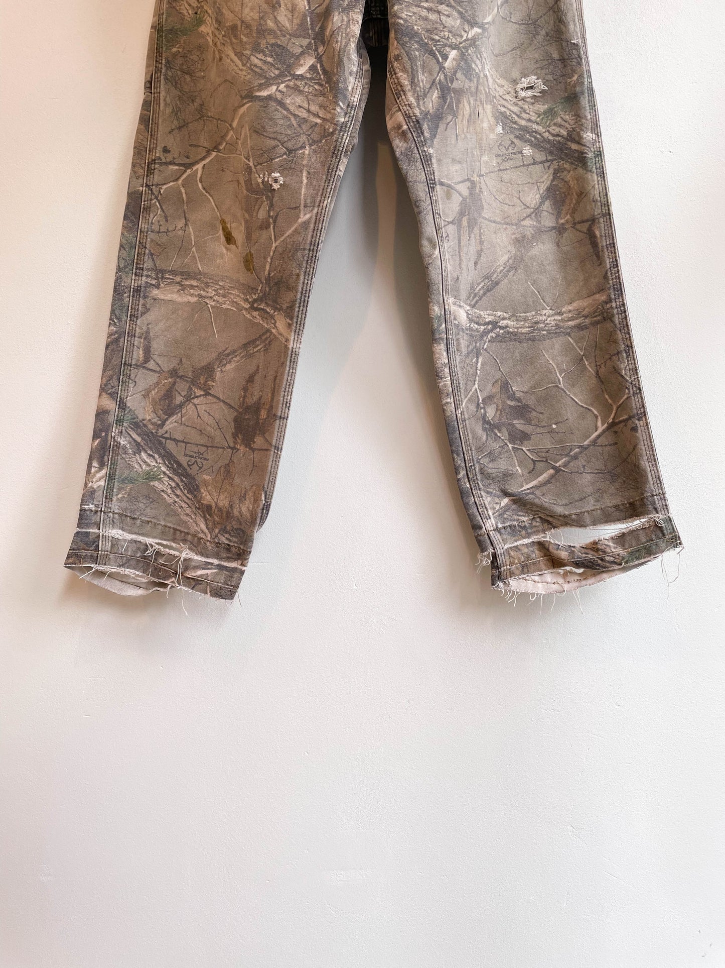 Vintage Union Made Carhartt Realtree Camo Single Knee Pants - Large