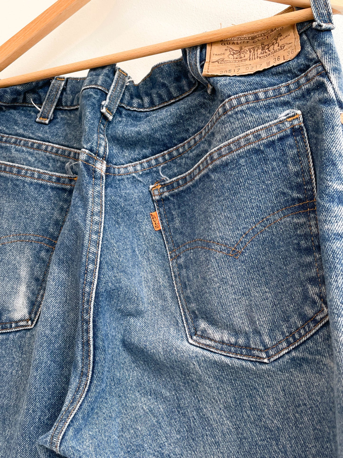 Vintage Levi's 517 Orange Tab - Large