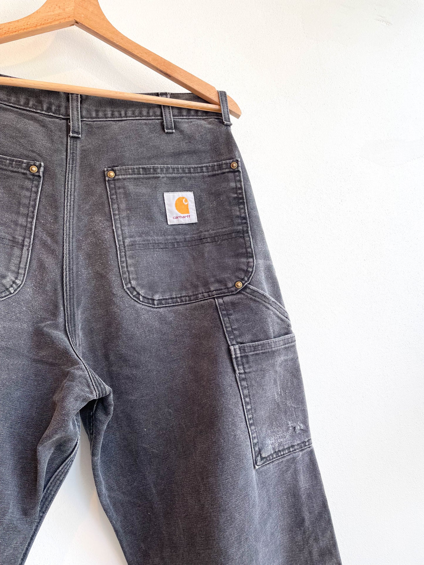 Vintage Distressed Carhartt Union Made Double Knee Pants - Small
