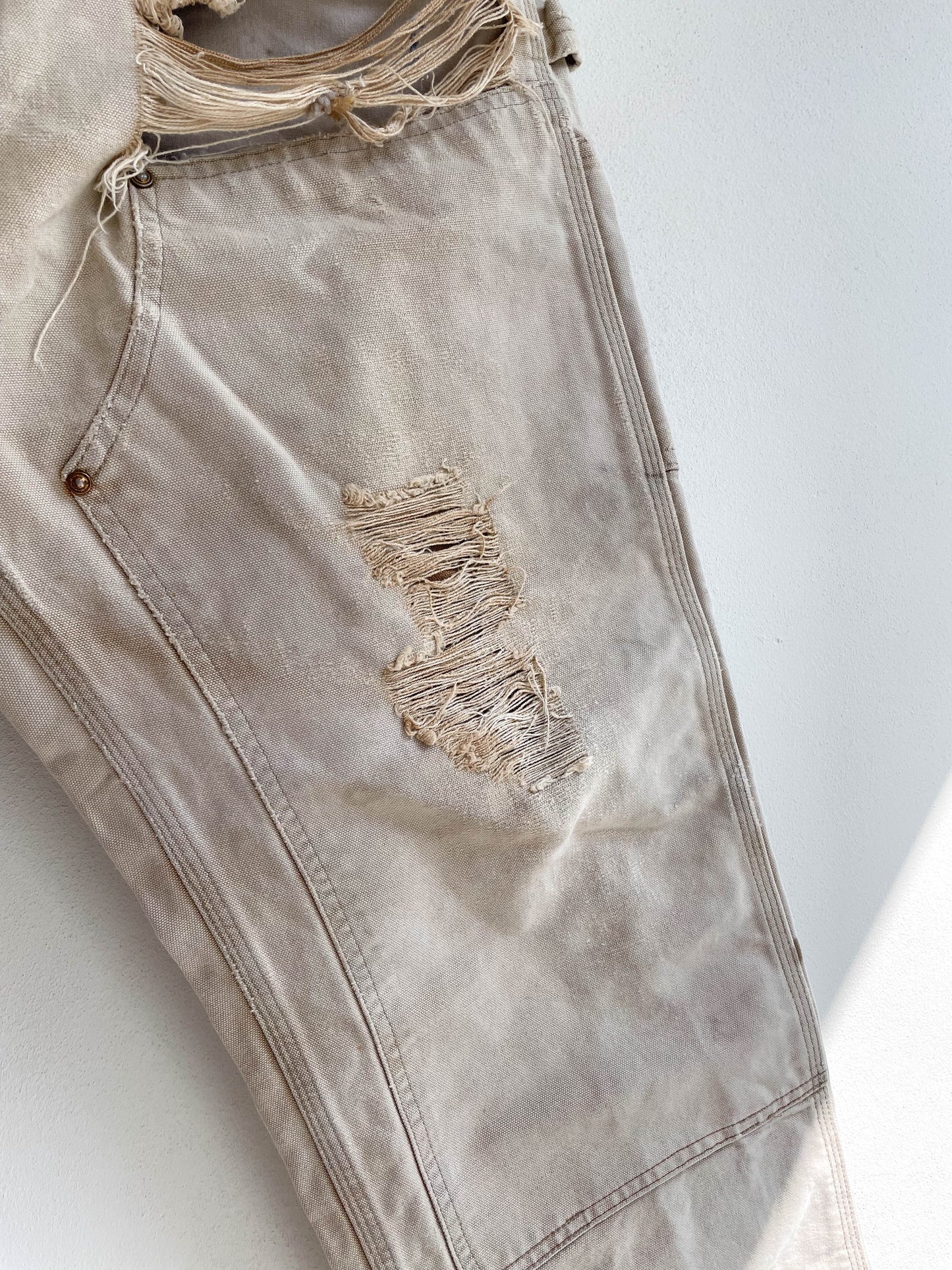 Vintage Carhartt Union Made Distressed Double Knees - Extra Large