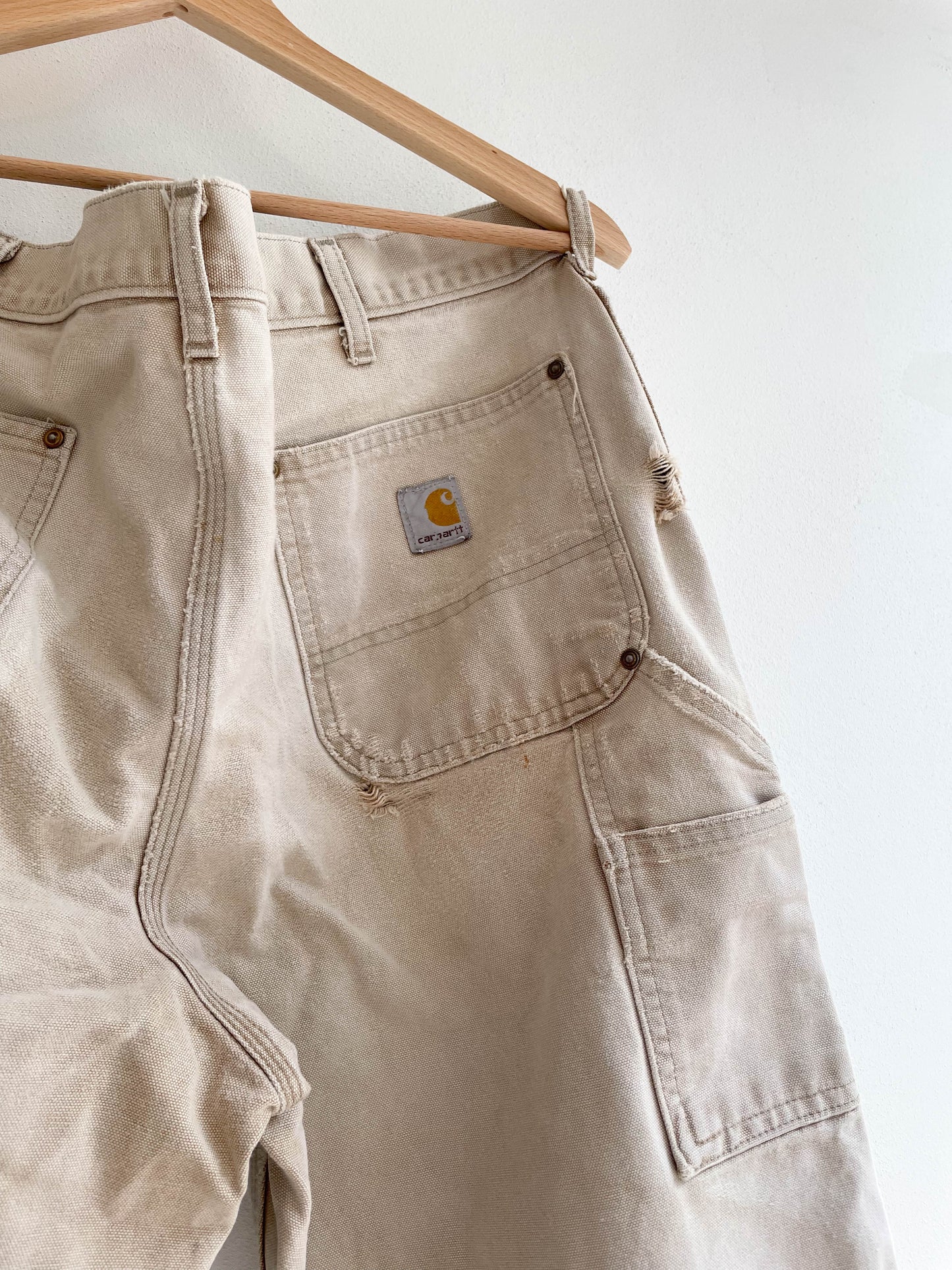 Vintage Carhartt Union Made Distressed Double Knees - Extra Large