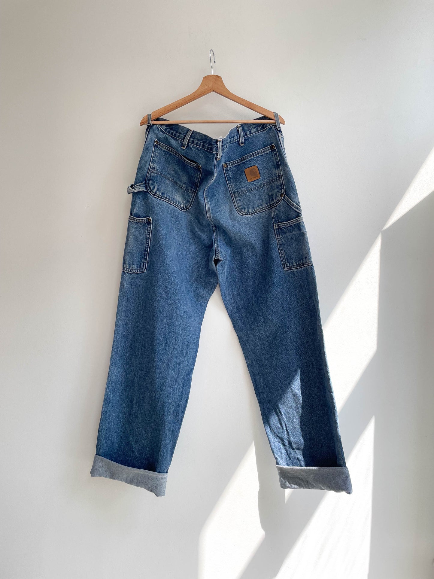 Vintage Carhartt Union Made Denim Double Knees - Extra Large