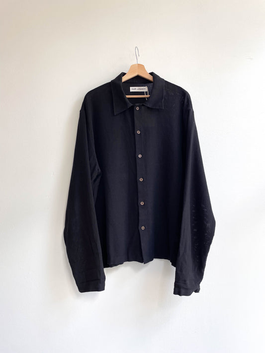 Our Legacy Isola Shirt Black - Extra Large