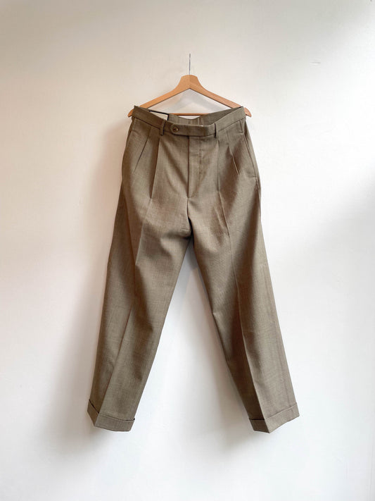 Gucci Wool Herringbone Suit Trousers - Small
