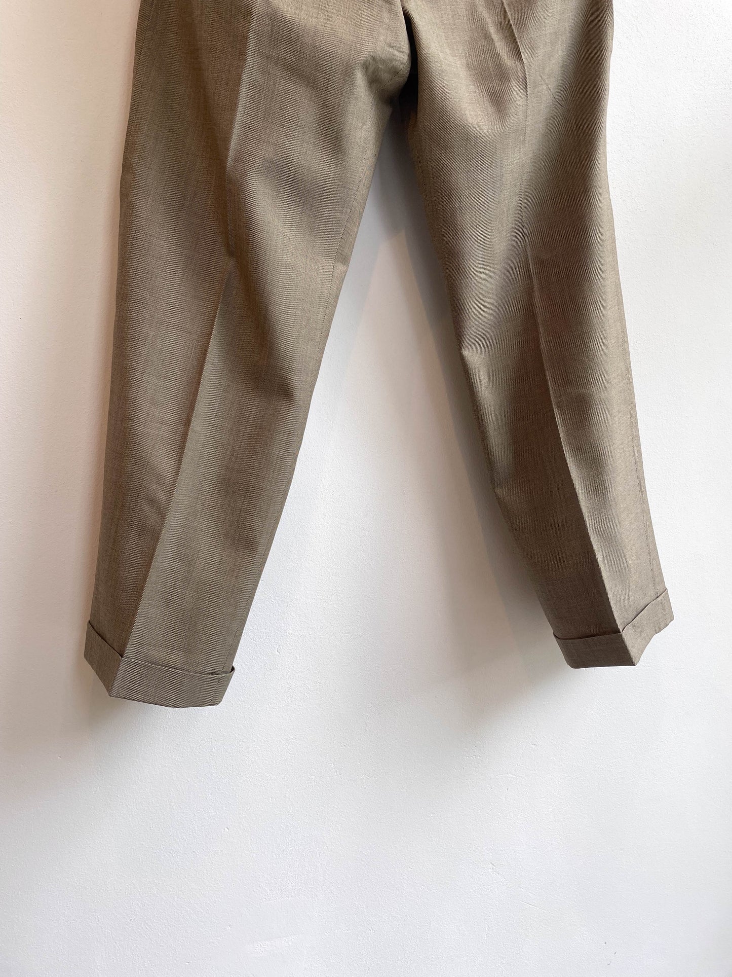 Gucci Wool Herringbone Suit Trousers - Small