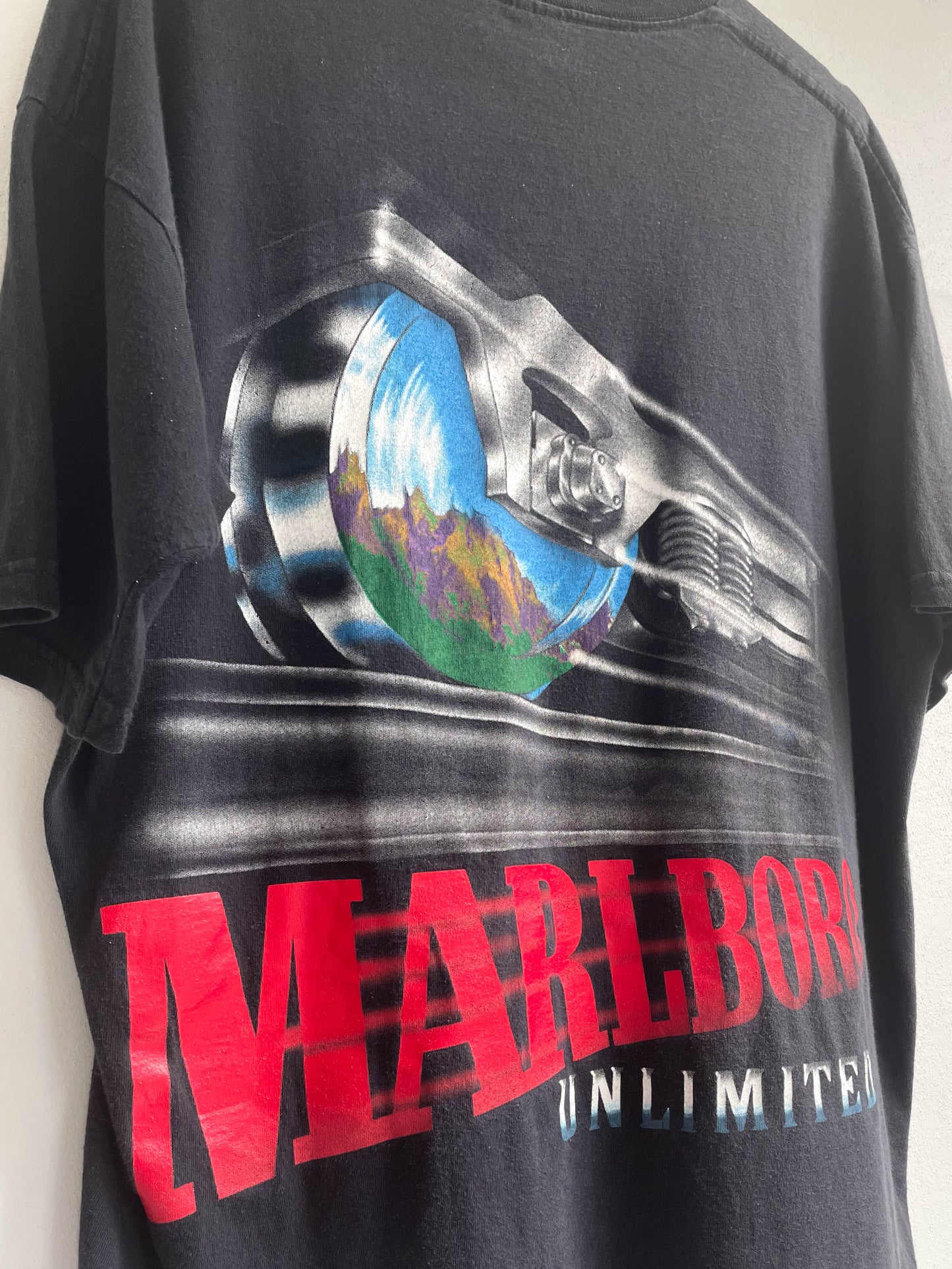 Vintage 1995 Marlboro Unlimited Pocket Tee - Large