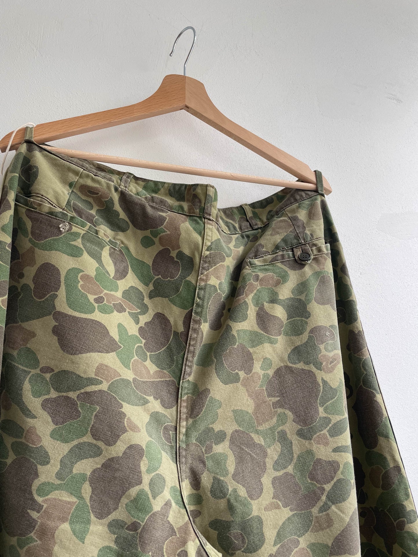 Vintage 70's/80's Duck Hunt Camo Military Trousers - XXL