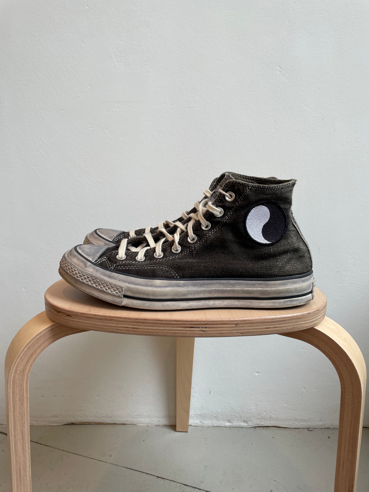 Our Legacy x Stüssy x Converse Chuck 70 Hi Pigeon Grey