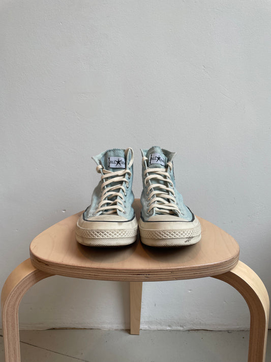 Our Legacy x Stüssy x Converse Chuck 70 Hi Pool Blue