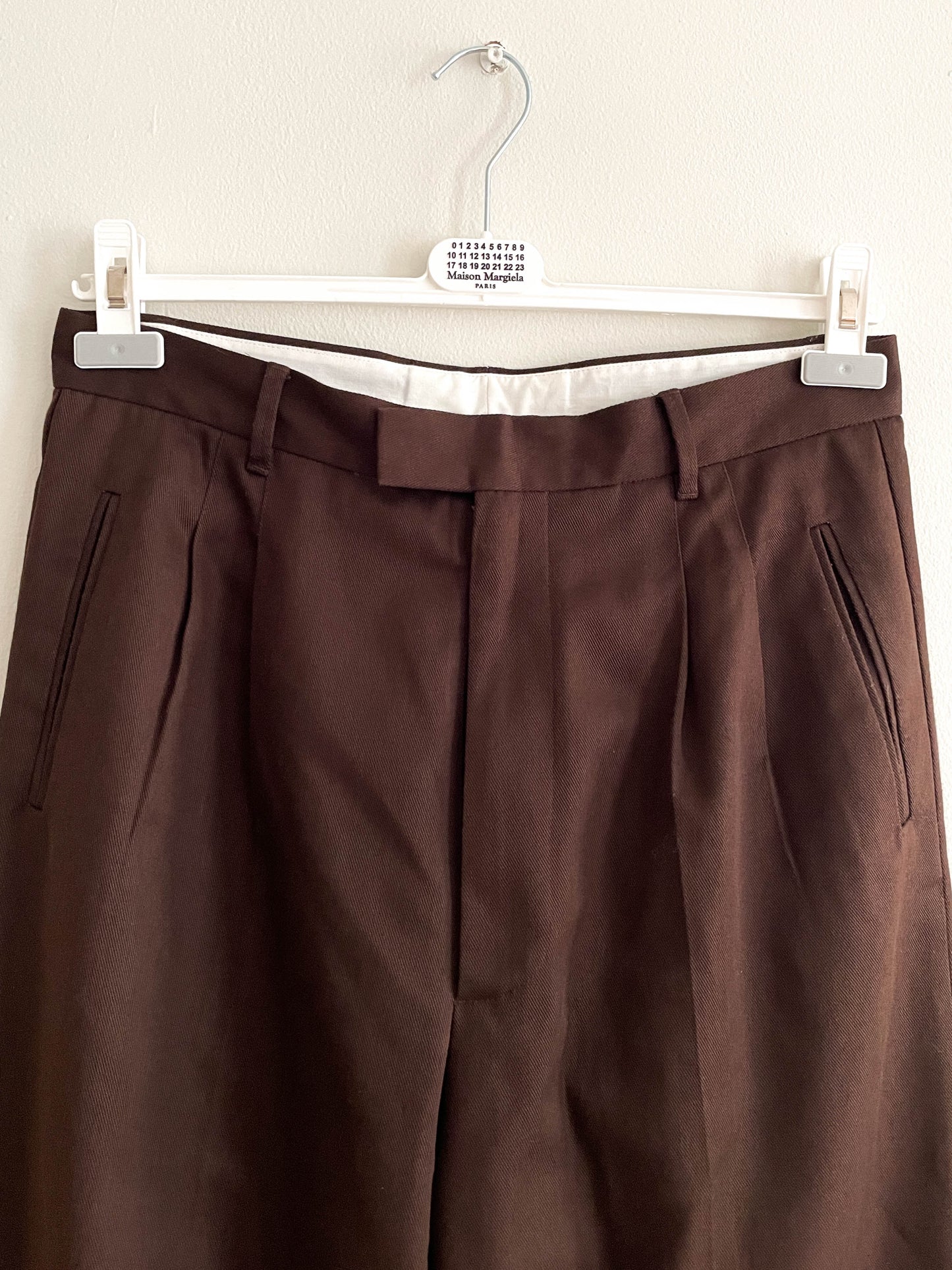 Maison Margiela Wide Pleated Trousers - Large