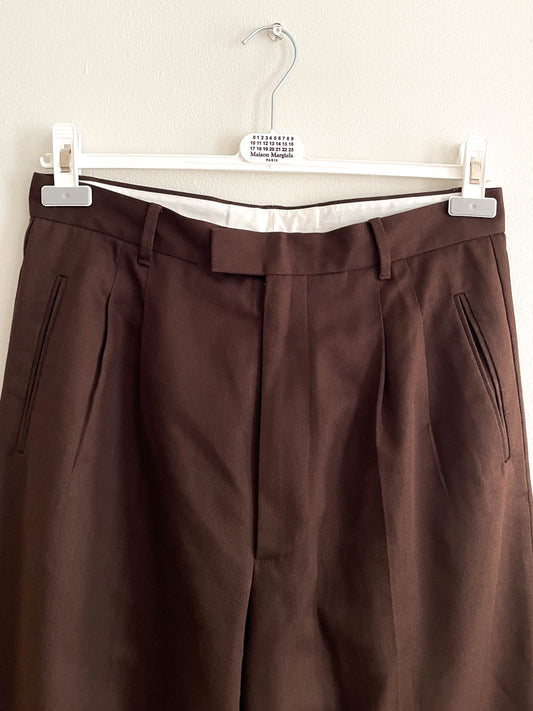 Maison Margiela Wide Pleated Trousers - Large