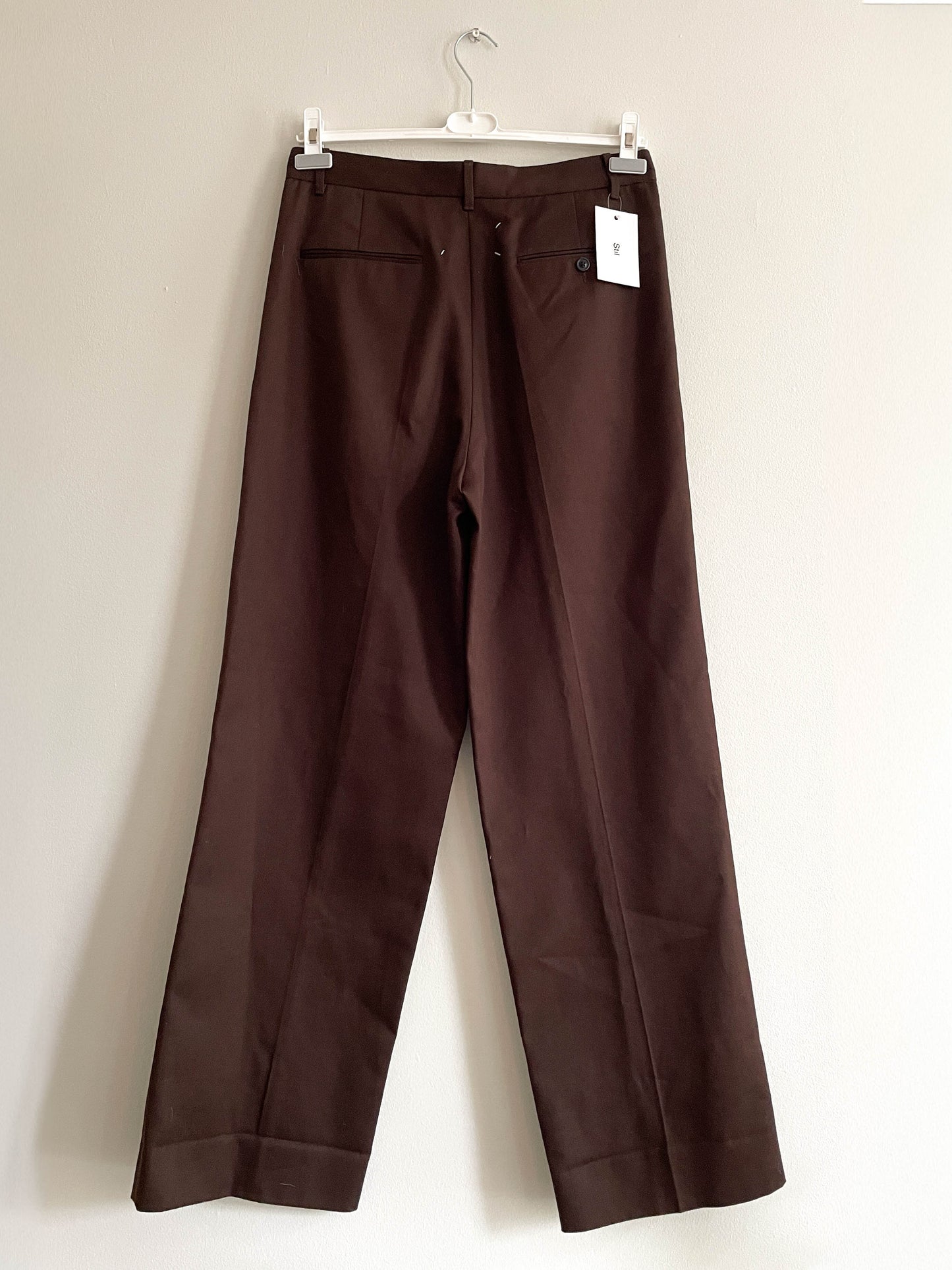 Maison Margiela Wide Pleated Trousers - Large