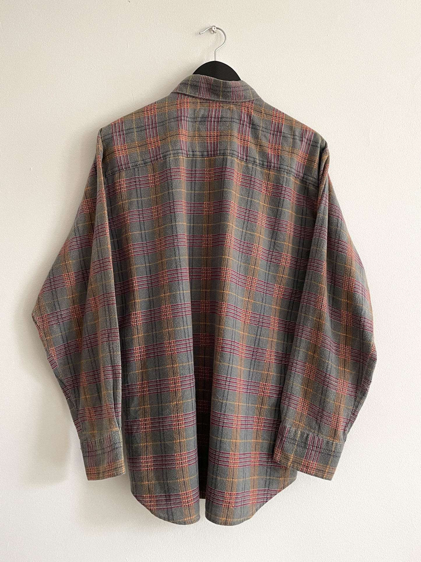 Vintage 1990s Faded Flannel Shirt - Large