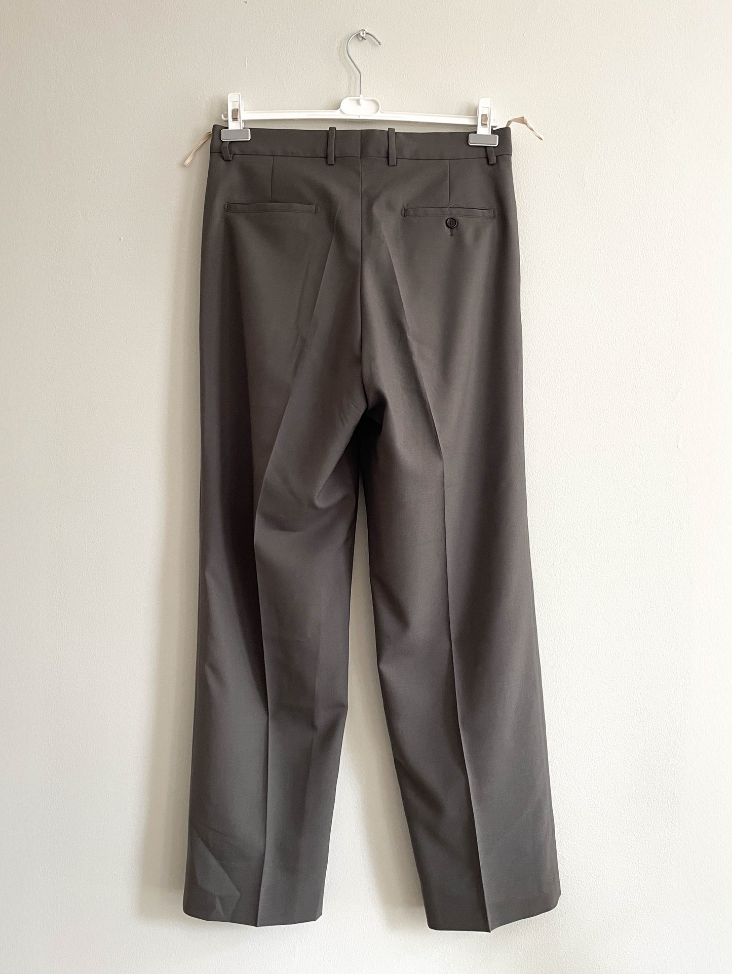 Marni Wool Dress Suit Pants Grey -  Large