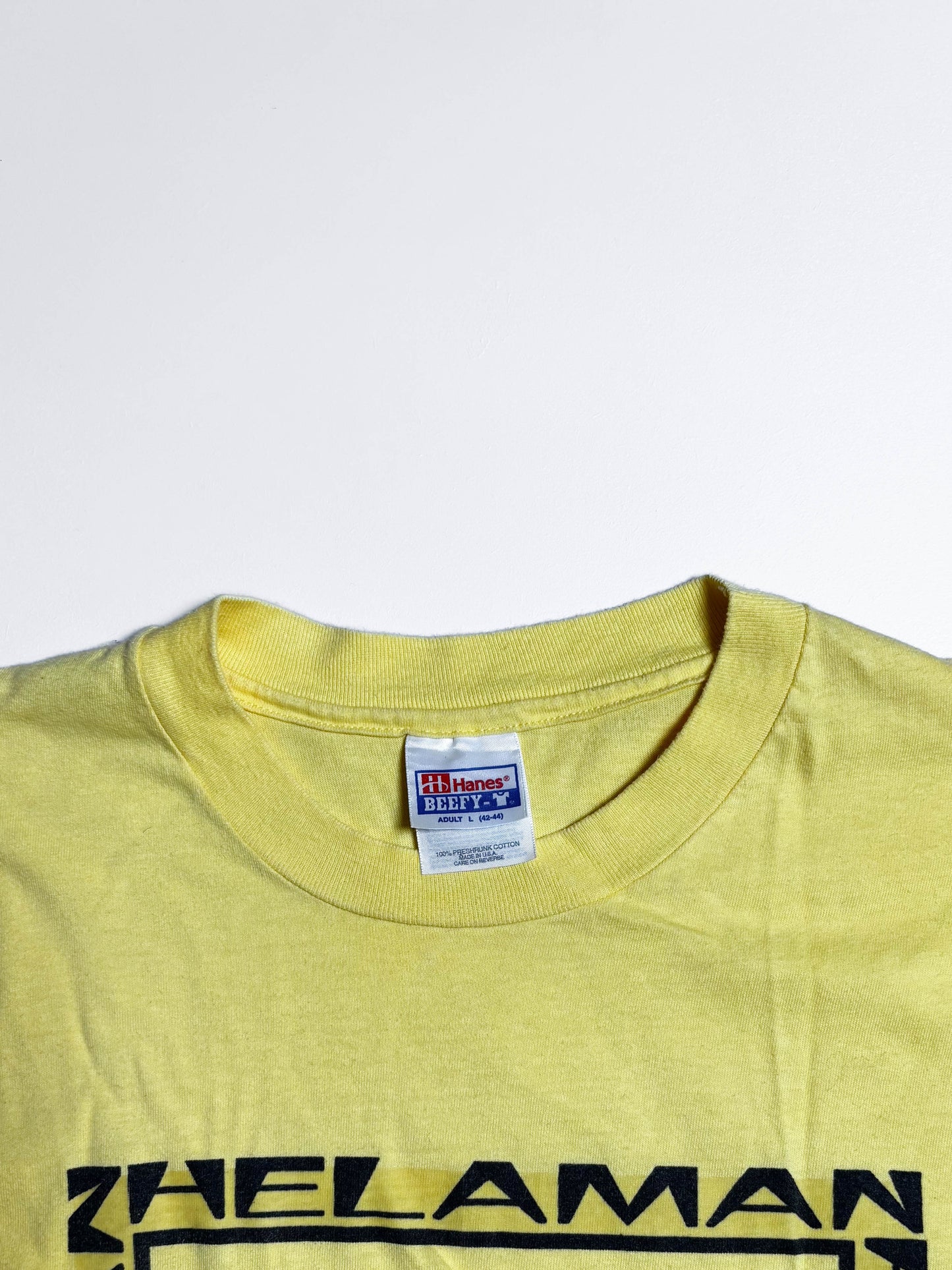 Vintage 1990s Made in U.S.A. 'Helaman' Single Stitch Tee - Large