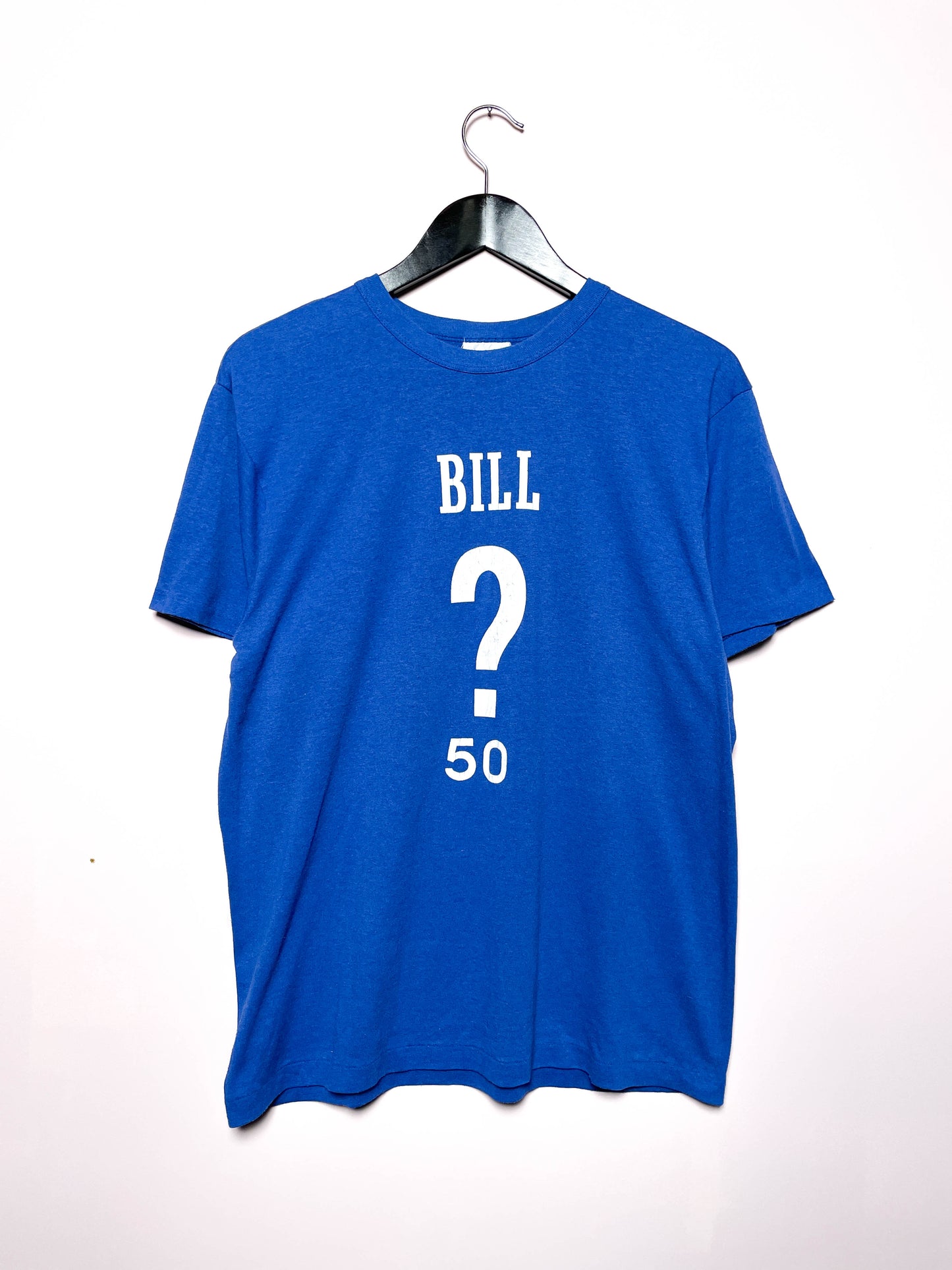 Vintage 1980s / 1990s Single Stitch 'Bill 50' Tee - Medium