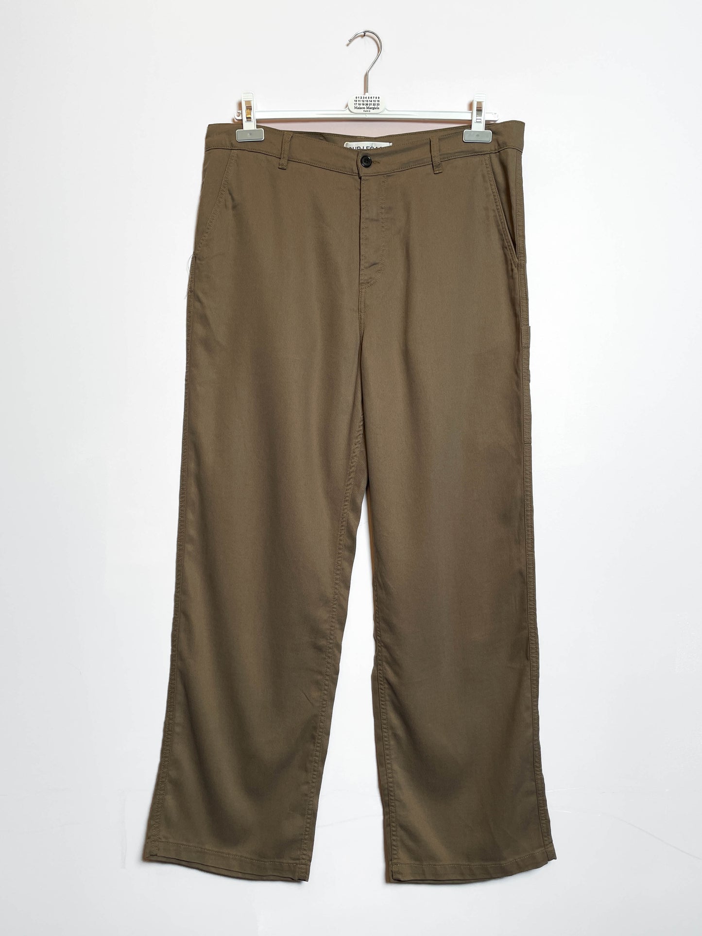 Our Legacy Workshop x Stüssy Olive Cavalry Twill Work Trousers - XL
