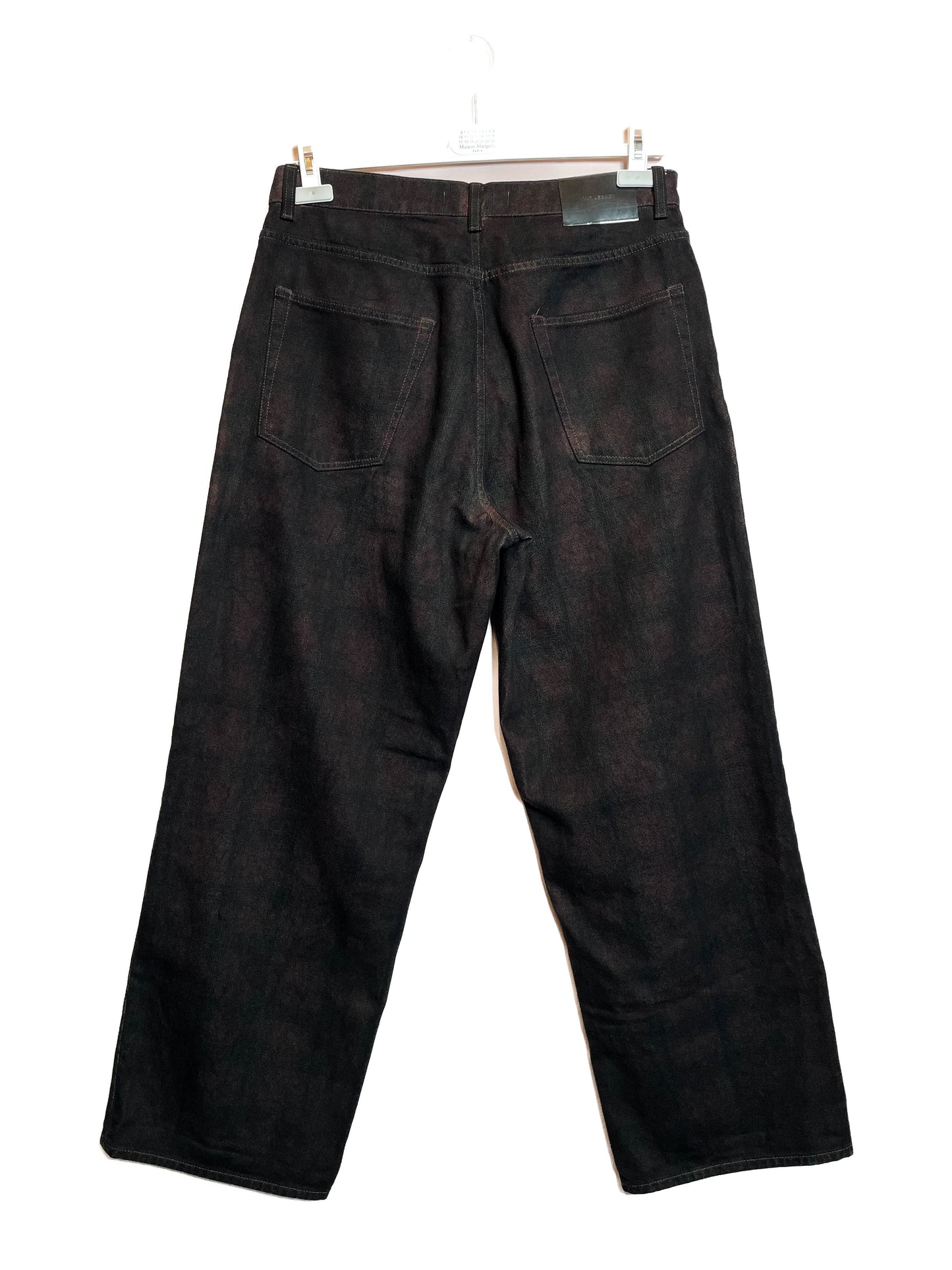 Our Legacy Vast Cut Jeans Overdyed Big Lumberjack Print