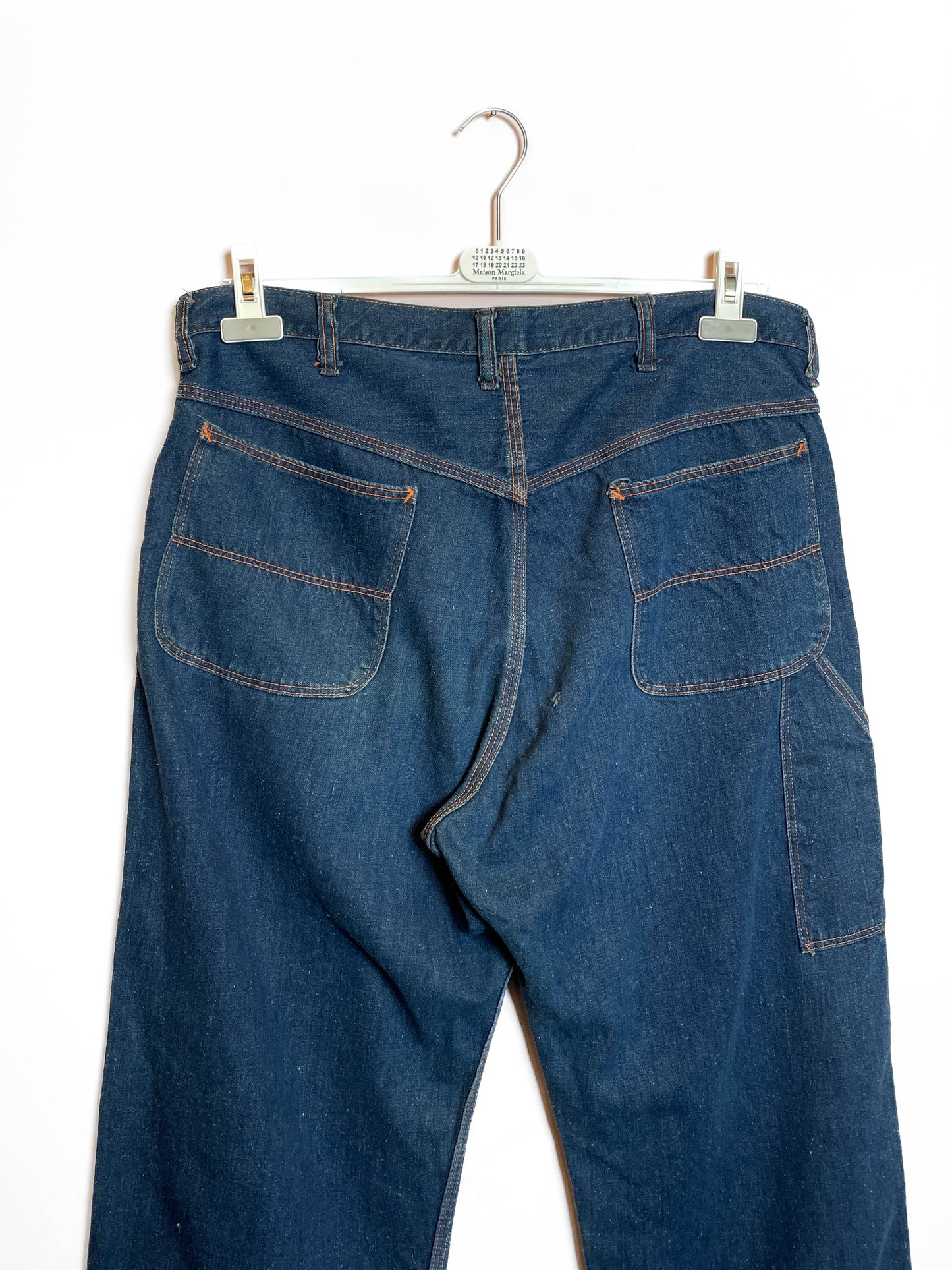 Vintage 1960s Powrhouse Carpenter Denim - XL