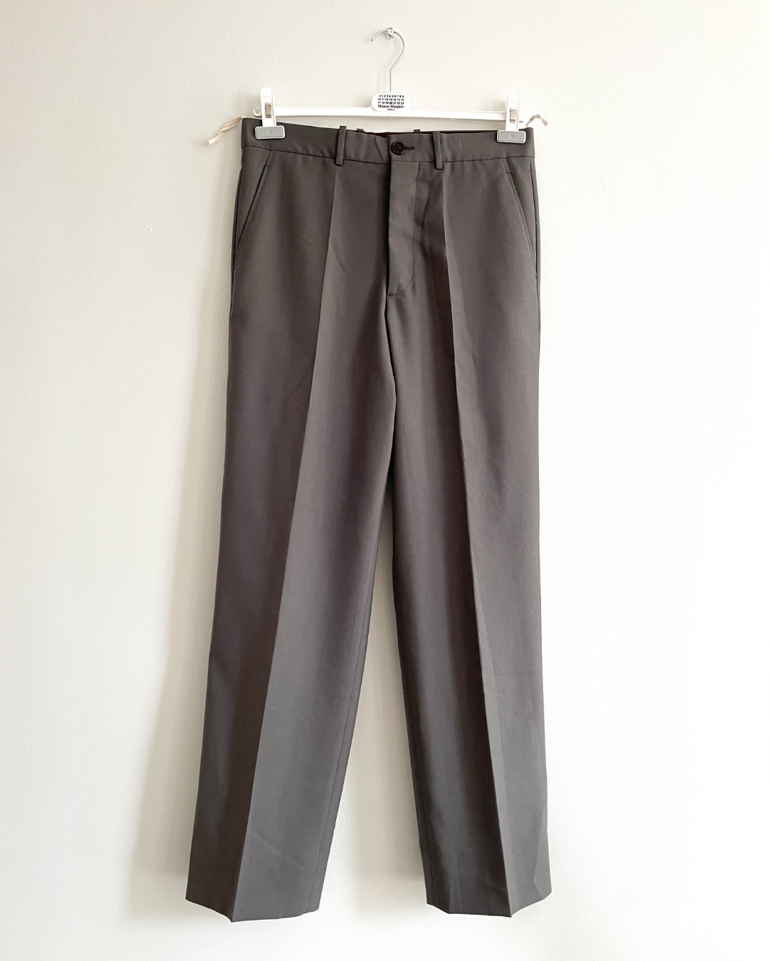 Marni Wool Dress Suit Pants Grey -  Large