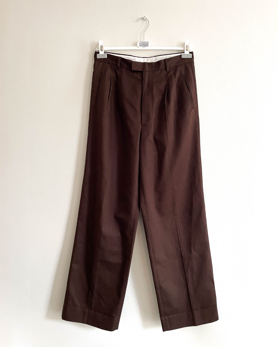 Maison Margiela Wide Pleated Trousers - Large